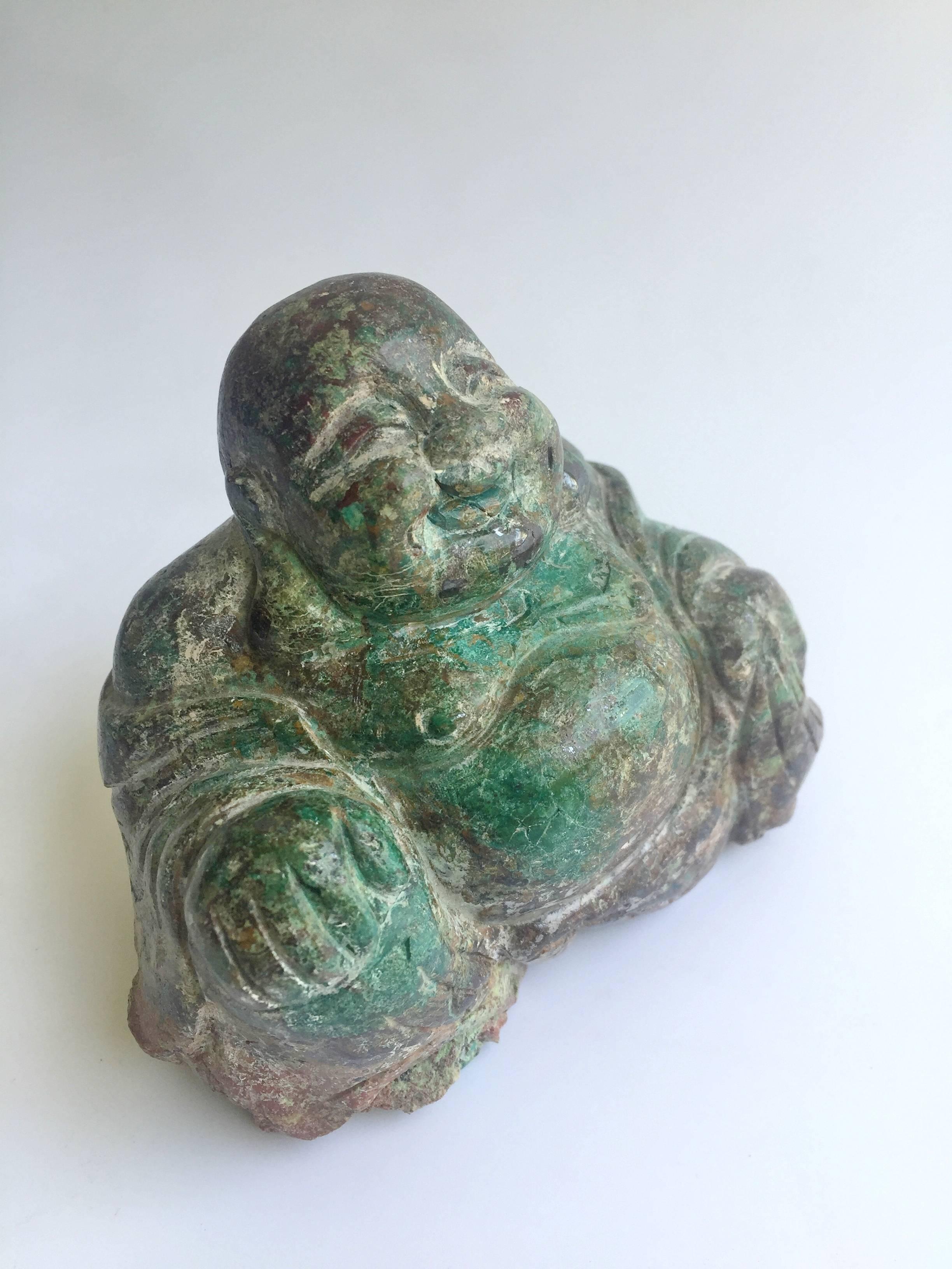 Chinese Happy Buddha, Stone Buddha Sculpture