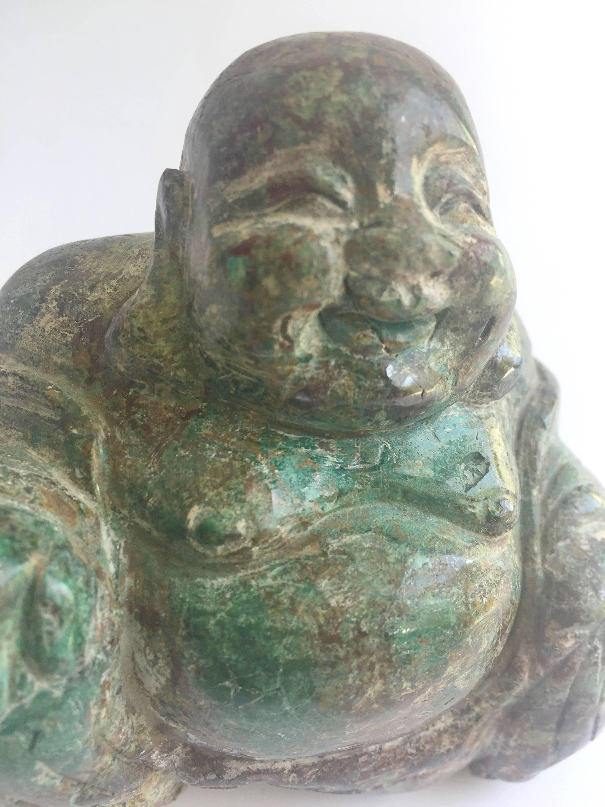 Happy Buddha, Stone Buddha Sculpture 1