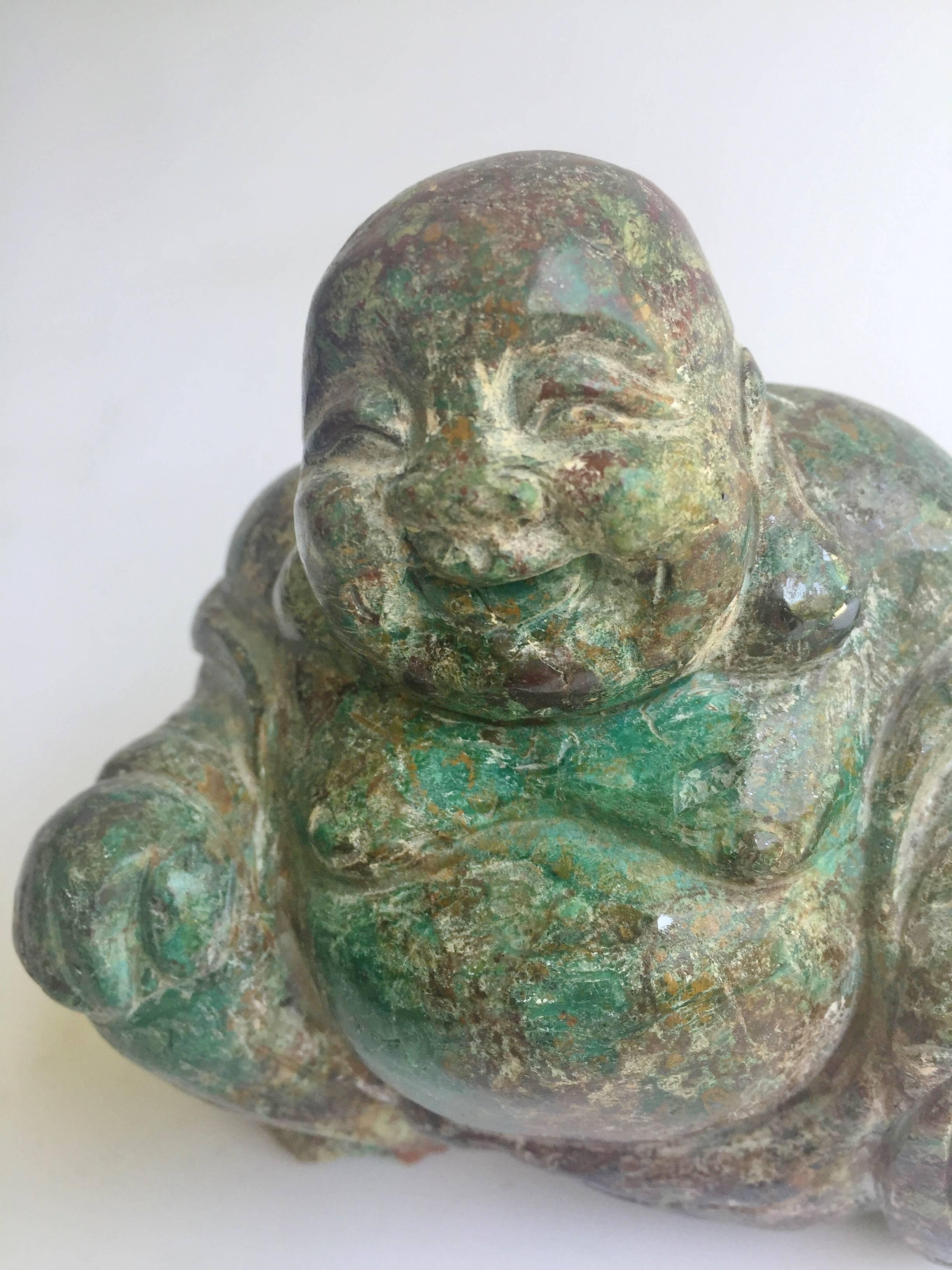 Happy Buddha, Stone Buddha Sculpture 2