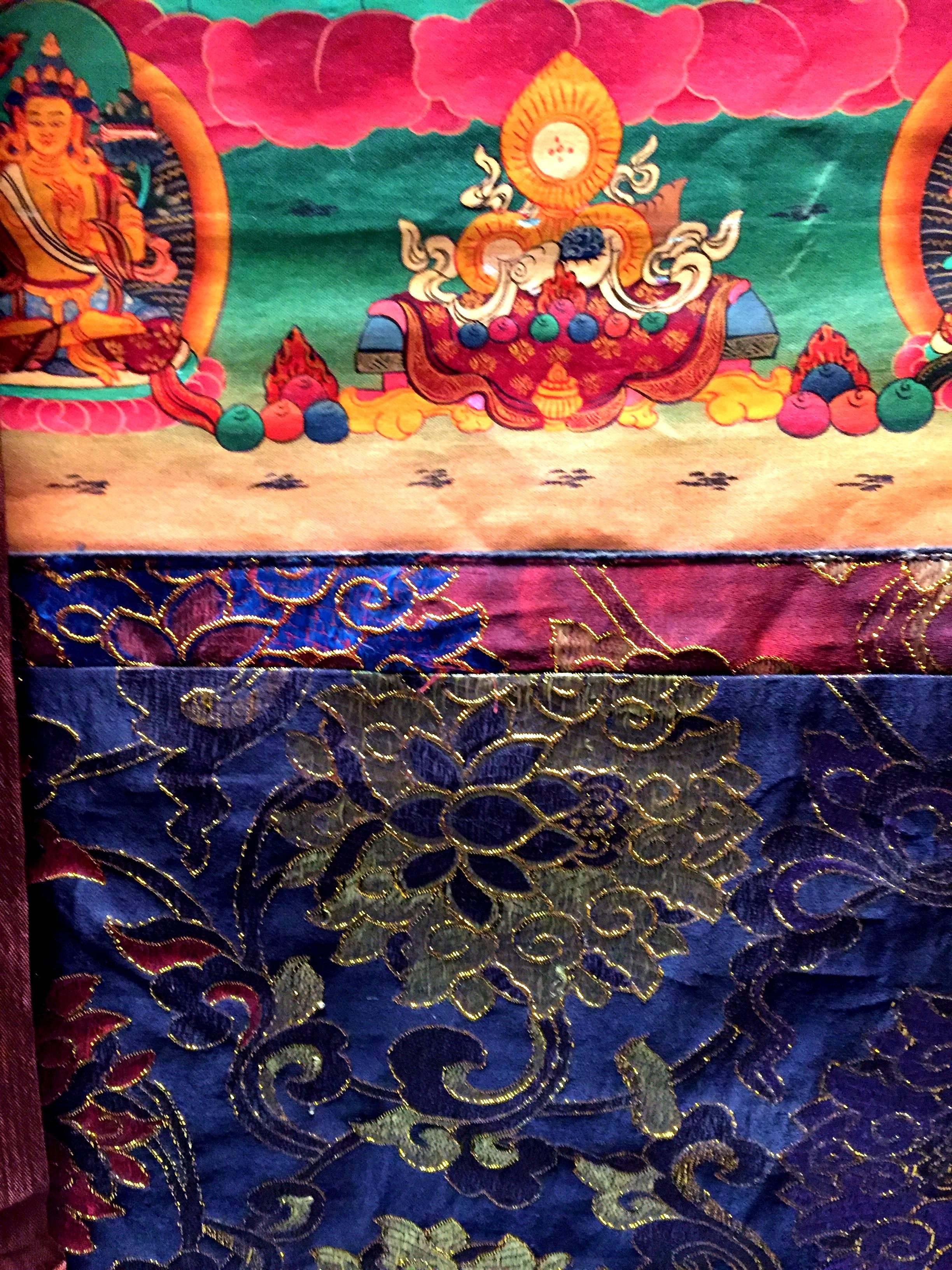 Tibetan Thanka Dorje Drolo, Hand-Painted 2