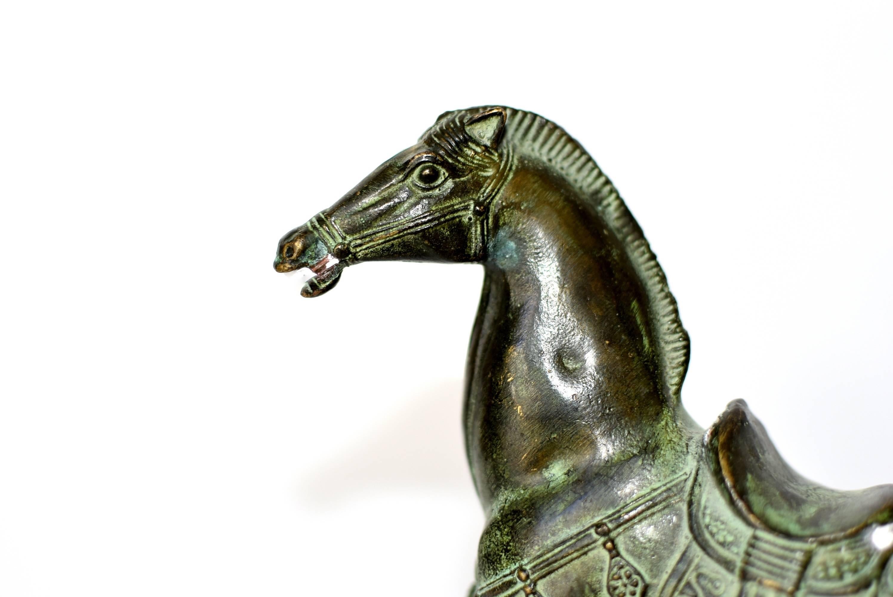 Pair of Bronze Horse Sculptures 3