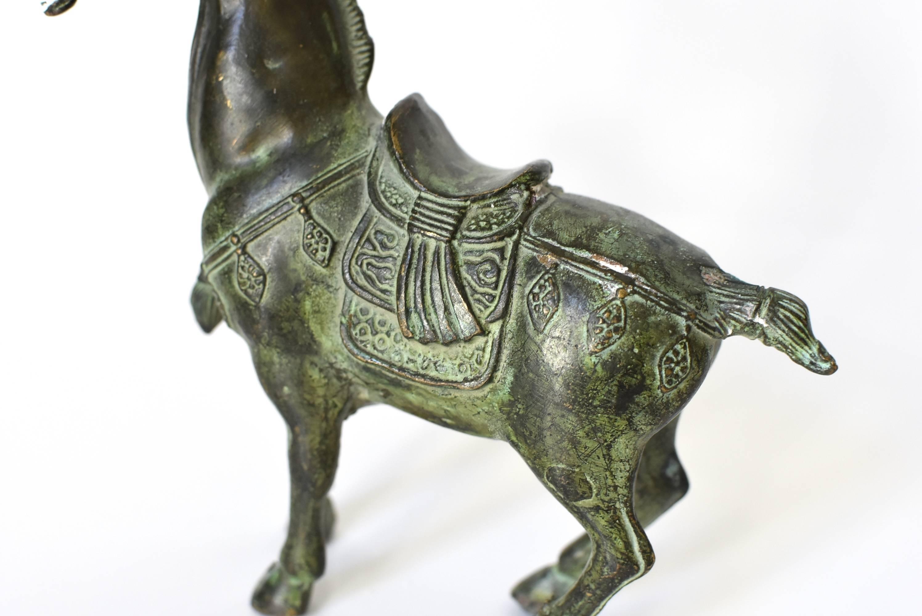 Pair of Bronze Horse Sculptures 4