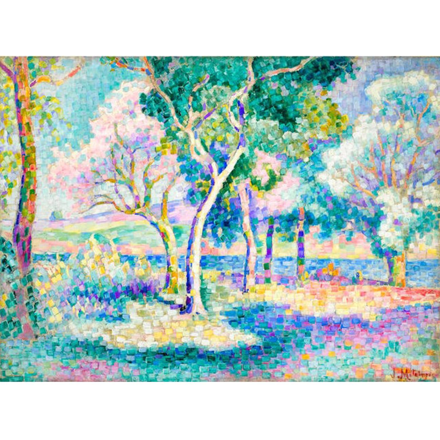 Jean Mezinger “Arbres pres d'une riviere ”, 1905