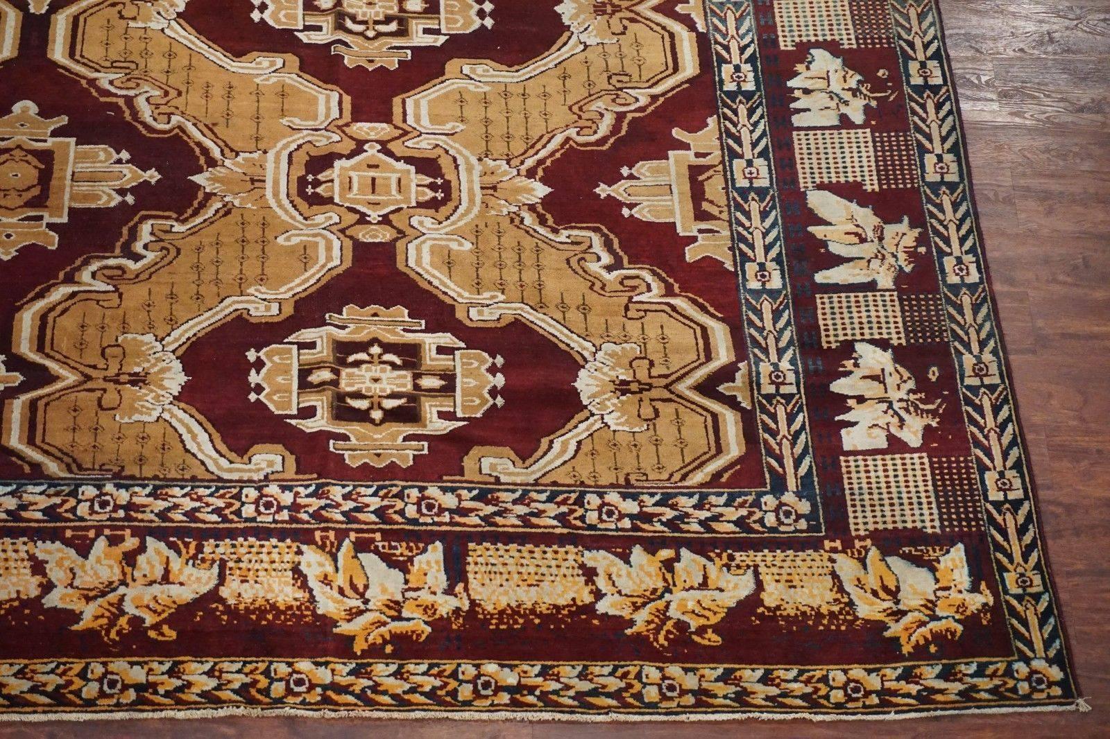 19th Century Antique Indian Agra Rug, circa 1880 For Sale