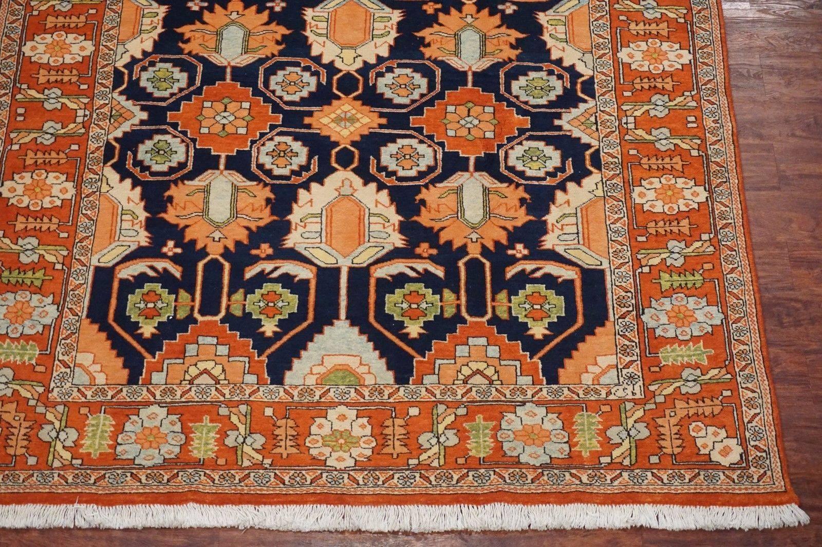 Persian Sultanabad, 1970s Vegetable Dyed Wool Rug For Sale 1
