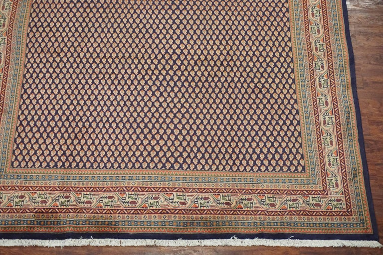 Saraband Rugs Persian Sarouk Paisley Saraband Rug, circa 1970 For Sale at 1stDibs
