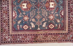 Antique Square Indian Agra Rug, circa 1890