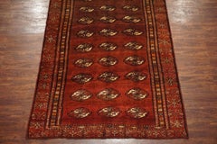 Persian Antique Bukhara Turkoman Rug with Abrash, circa 1900