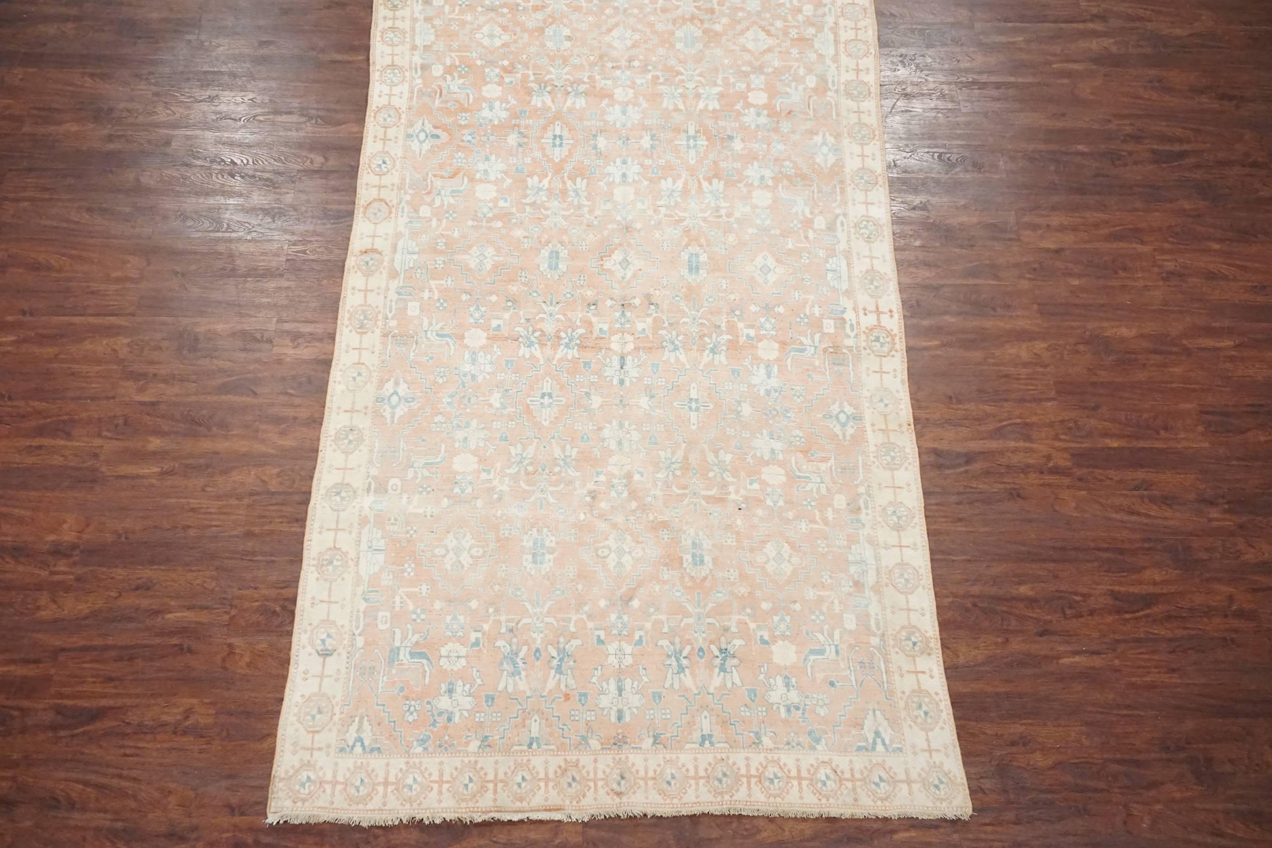 Antique Indian cotton Agra rug

circa 1920

5' 11
