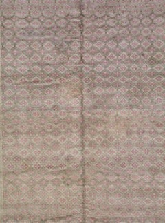 Antique Indian Agra, circa 1930 Cotton Rug