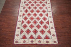 Antique Signed Cotton Agra Rug, circa 1920