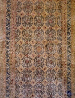 Antique 1920s Cotton Agra Rug