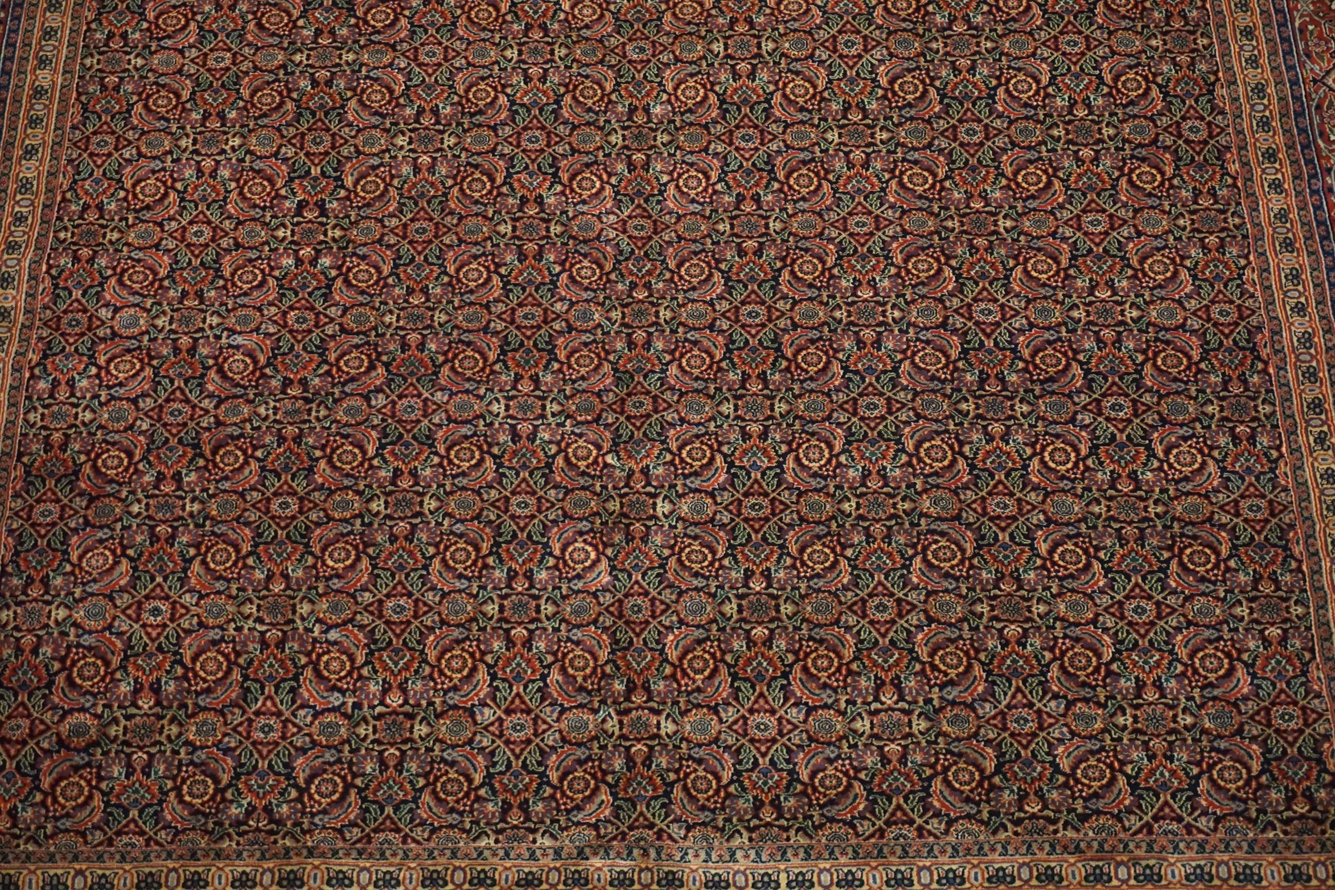 20th Century Fine Persian Tabriz Mahi, circa 1990 For Sale