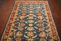 Oversized Vintage Sultanabad Rug with Abrash, circa 1970