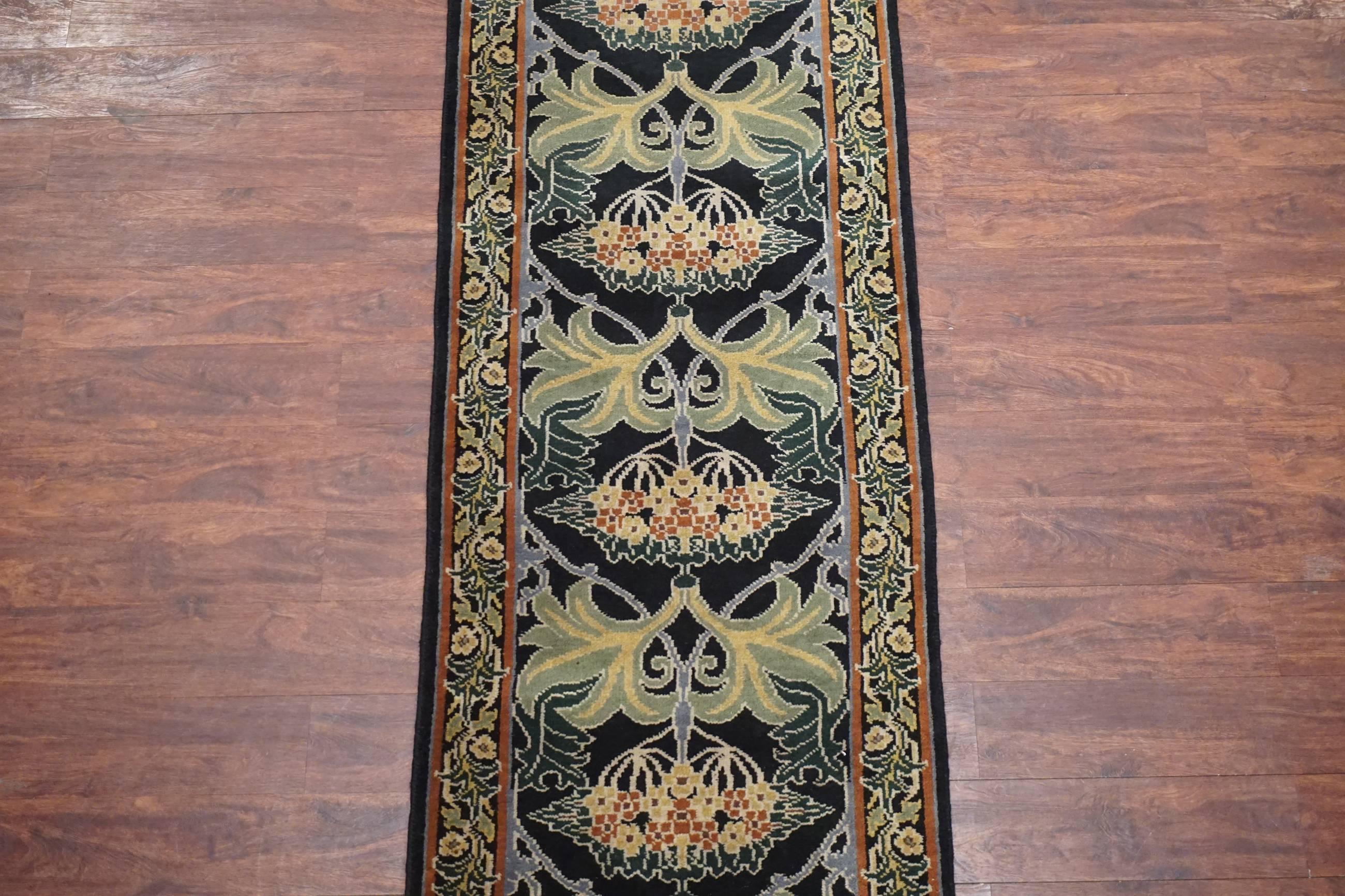 Black William Morris Art & Craft runner

circa 1990

Measures: 2' 6