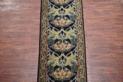 Black William Morris Art & Craft Runner