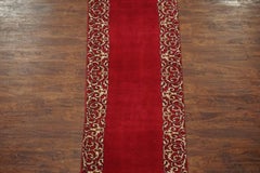 Bordered Persian Kerman Runner, circa 1960