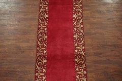 Persian Kerman Runner with Border, circa 1960