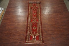 Vintage Persian Sarab Heriz Gallery Runner with Bird Motif, circa 1940
