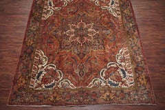 Persian Heriz Serapi Area Rug, circa 1940