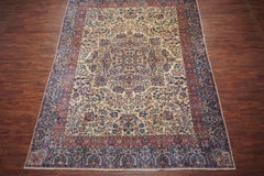 Persian Lavar Kerman Area Rug, 250 KPSI