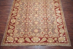 Light-Brown Oushak Area Rug