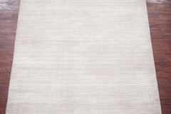 Modern Bamboo Silk and Wool Rug