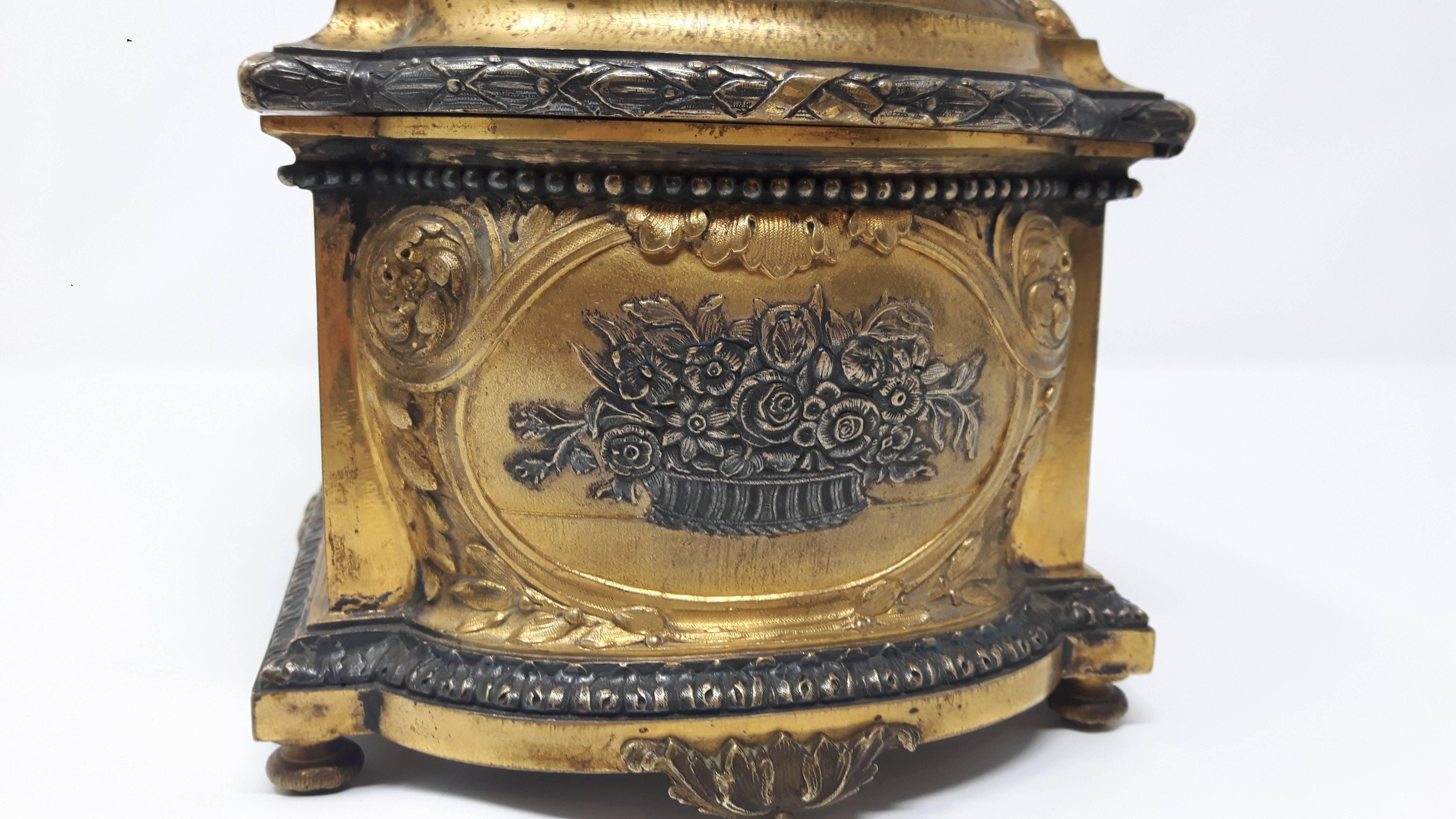 Glazed 19th Century Sevres Casket For Sale