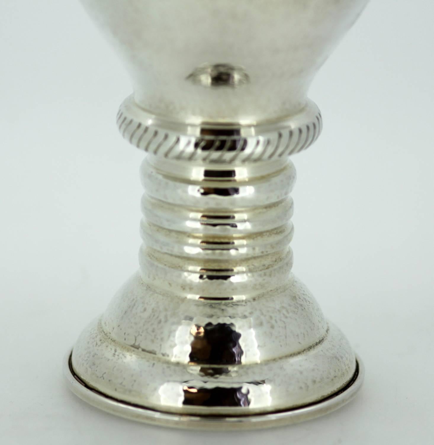 Lalounis, Solid Sterling Silver Greek Goblet, circa 1950 2