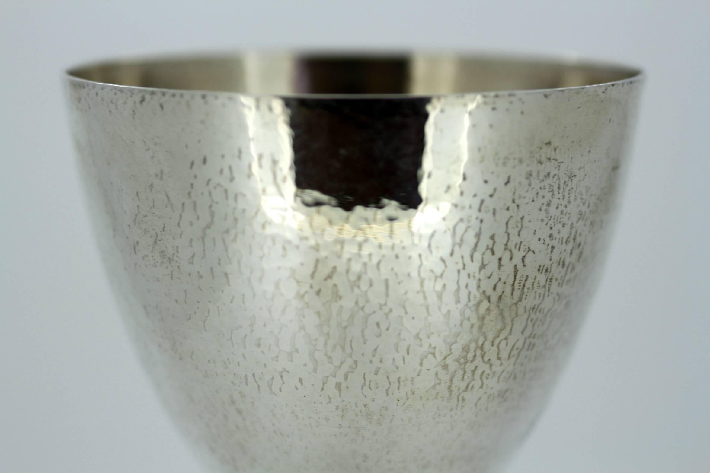Lalounis, Solid Sterling Silver Greek Goblet, circa 1950 6