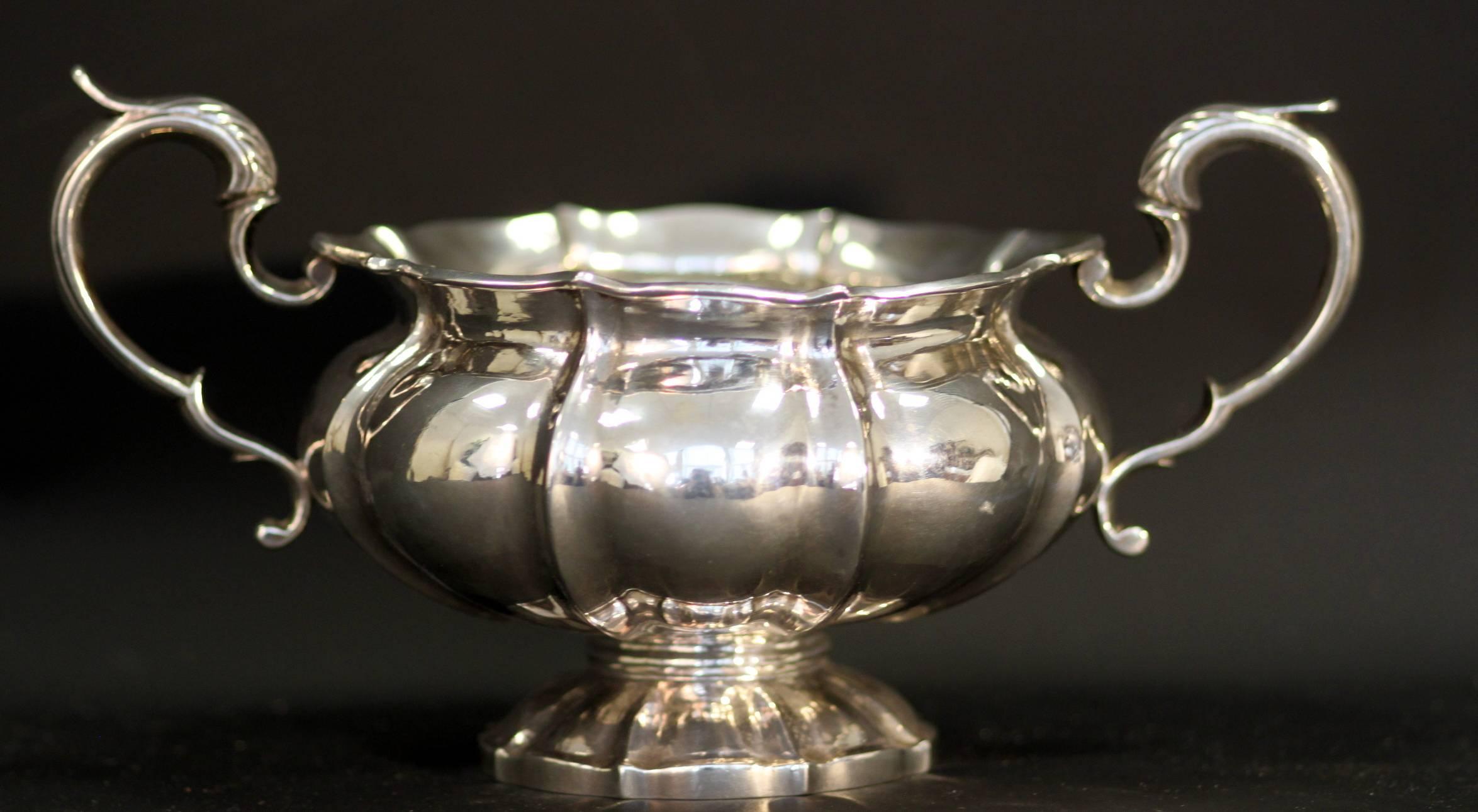 Georgian Solid Silver Tea Set, Dublin 1834, Richard Sawyer 1