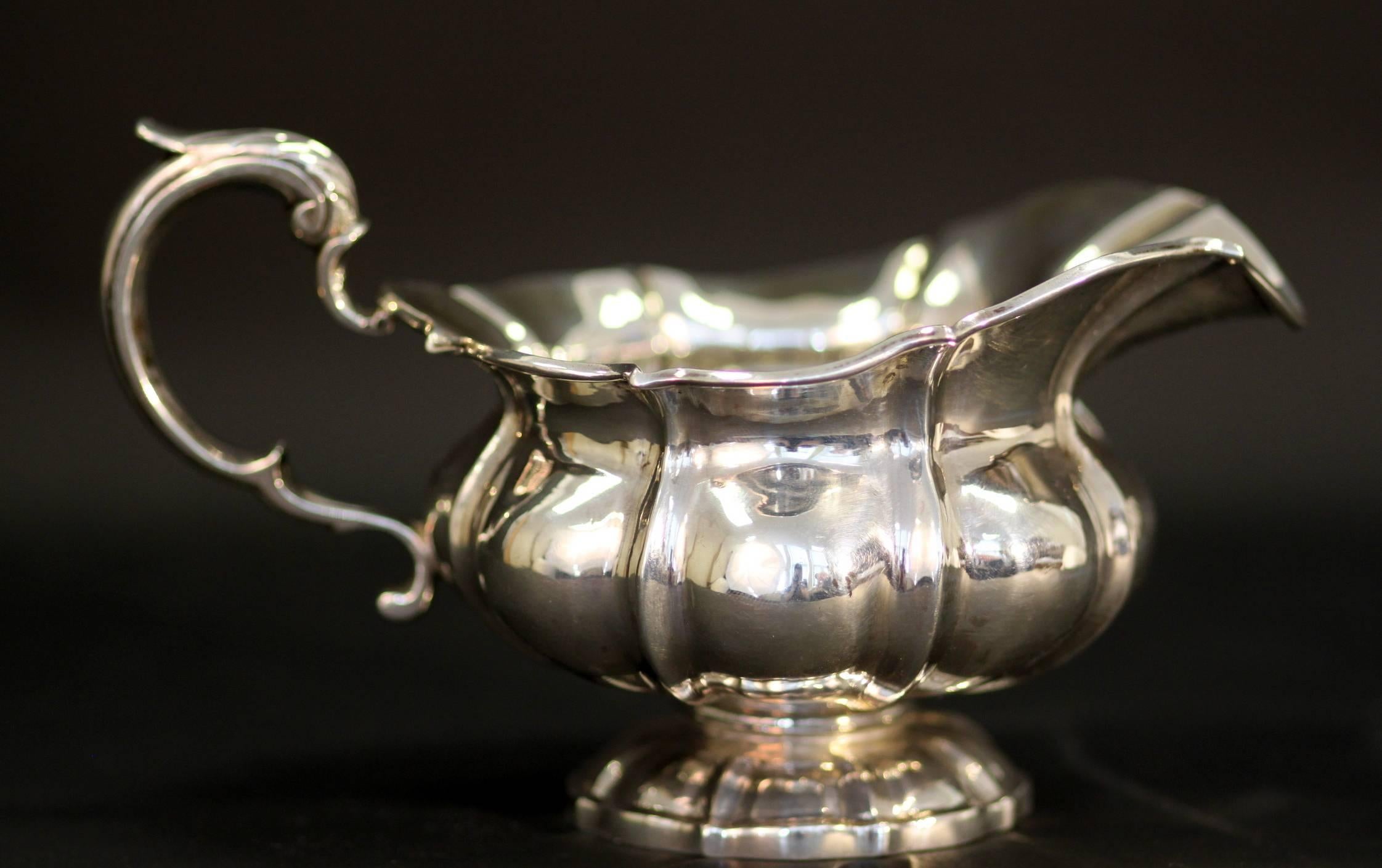 Georgian Solid Silver Tea Set, Dublin 1834, Richard Sawyer 4