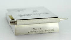 Silver Notepad and Pen, Asprey & Co, Engraved By J.Purdey & Sons, London 1960