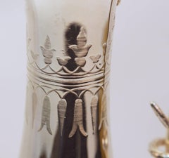 Victorian Solid Silver Wine Jug A B Savory & Sons, London, 1855