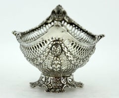 Victorian Silver Bonbon Dish, Chester 1897, George Nathan & Ridley Hayes