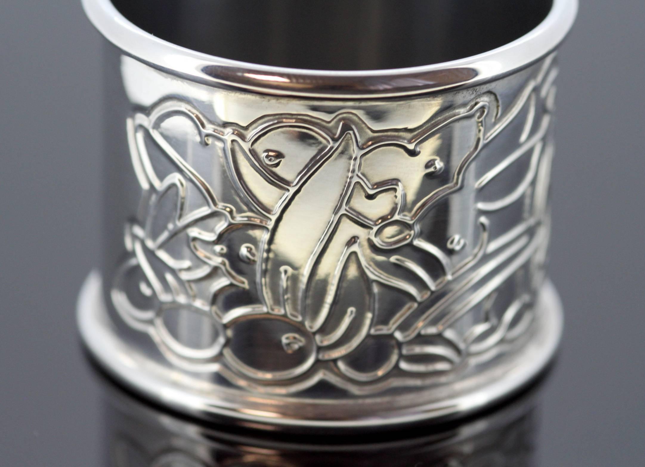 Silver Napkin Ring Asprey, London, 2003 3