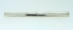 Louis Vuitton silver travelling knife and fork travelling kit - France C.1940