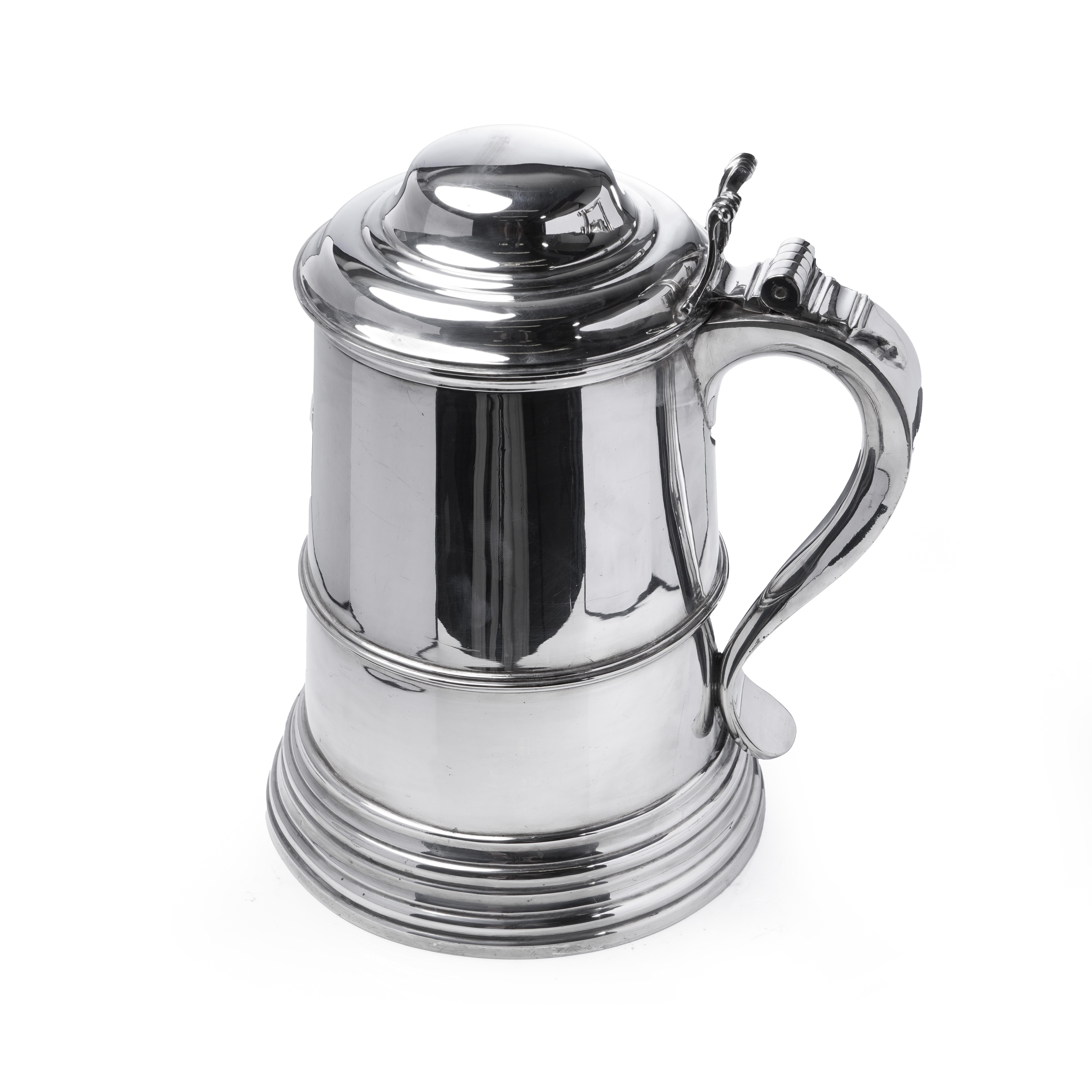 Mappin & Webb Large Silver-Plated Tankard,  c.1930s For Sale 1