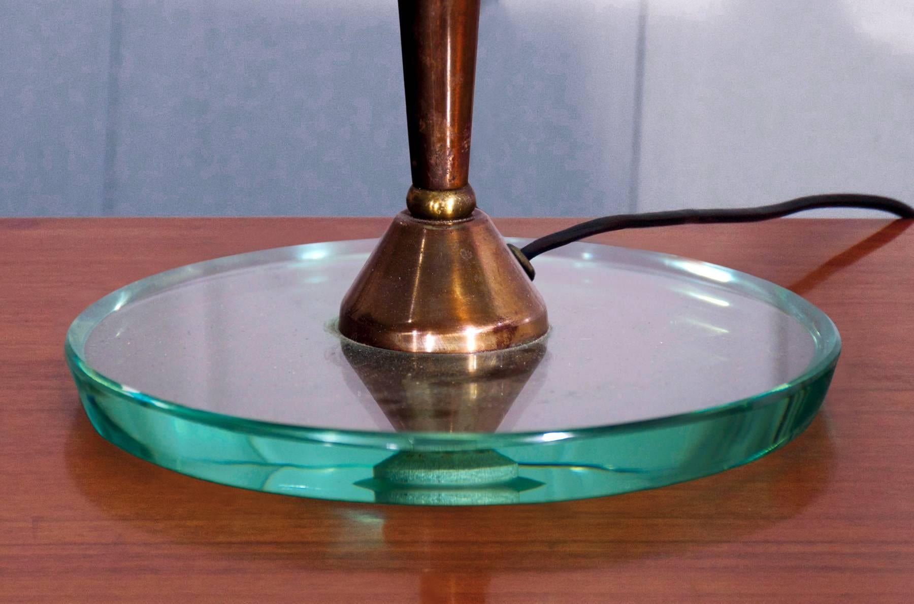 Italian Mid-Century Brass Desk or Table Lamp by Stilnovo, 1950s 1