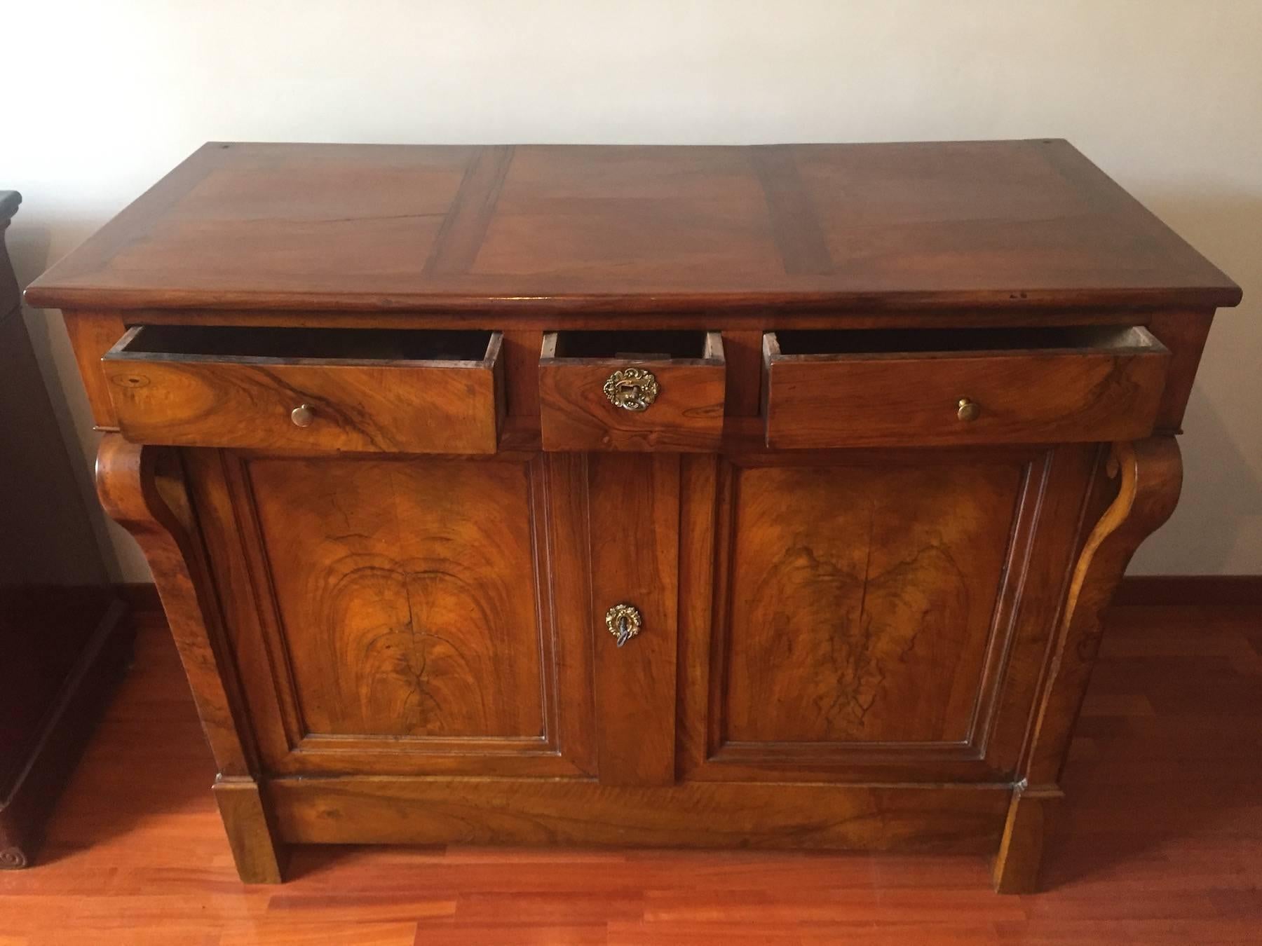 French Empire Sideboard, 1825 In Good Condition In Traversetolo, IT