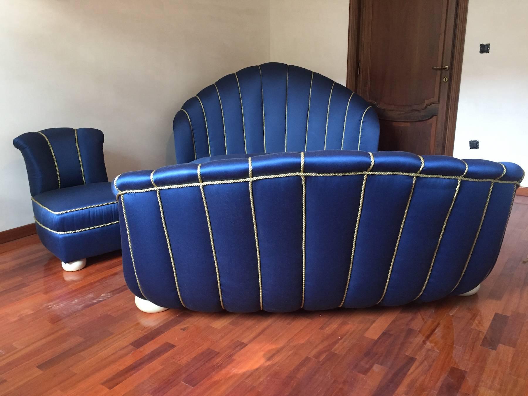 Mid-20th Century French Art Deco Luxury Bed, 1930