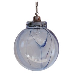 Italian Mid-Century Murano Ball Glass Pendant Lamp by Toni Zuccheri, 1960s
