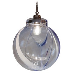 Italian Mid-Century Murano Ball Glass Pendant Lamp by Toni Zuccheri, 1960s