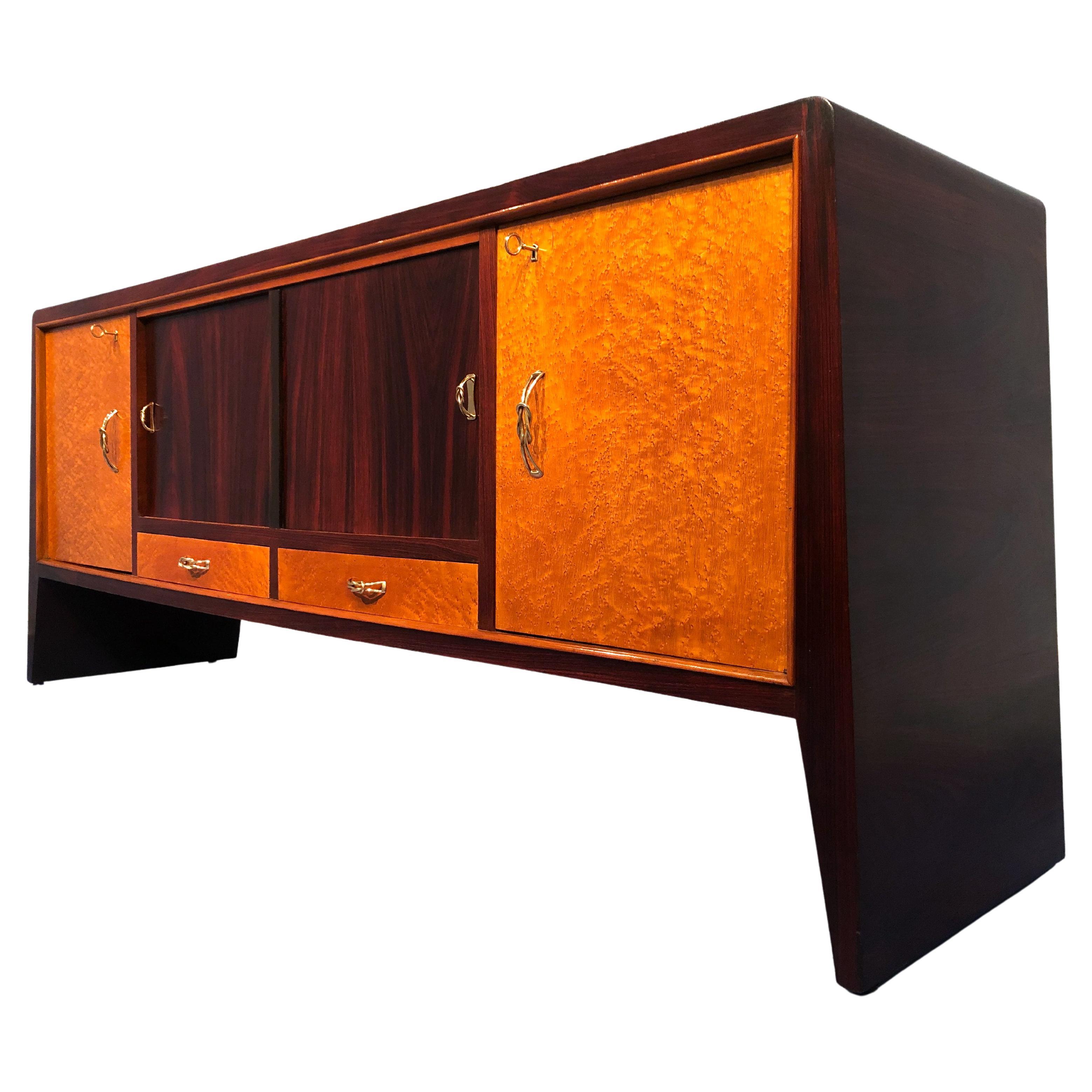 Italian Mid-Century  Sideboard Attributed to Guglielmo Ulrich, 1950s For Sale
