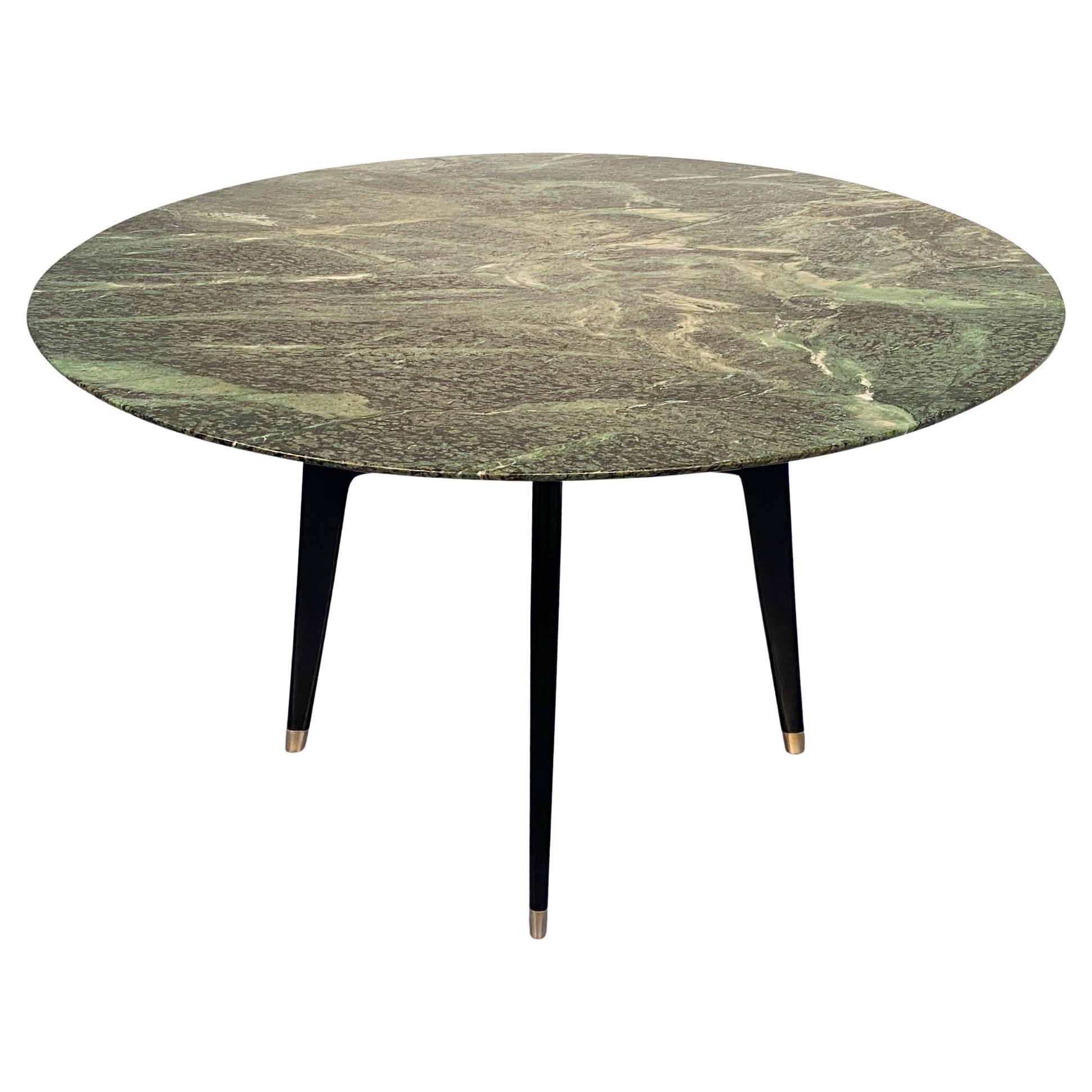 Italian Mid-Century  Marble Round Support or Center Table, by  Dassi 1950s