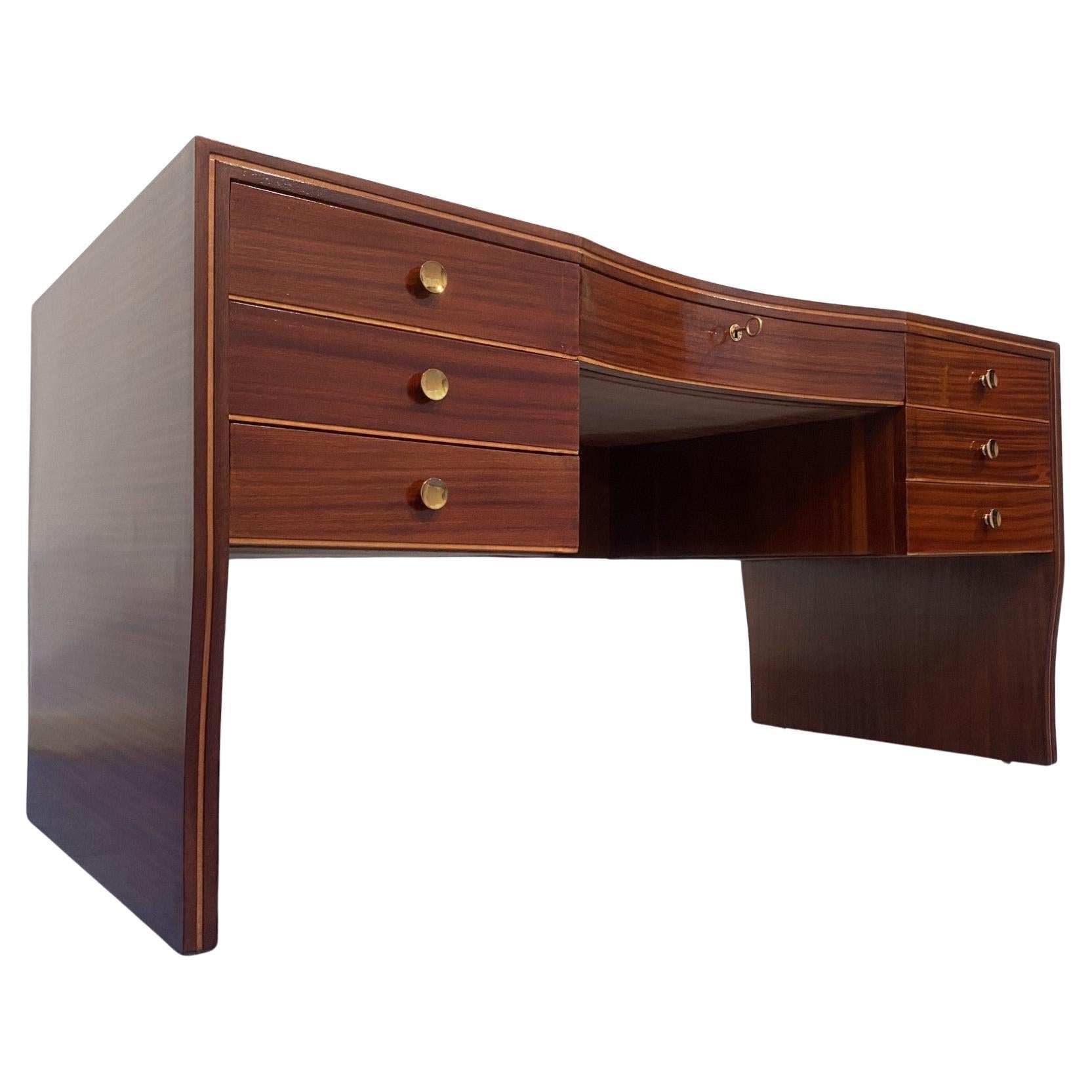 Italian Mid-Century Executive Table Desk  designed by Osvaldo Borsani, 1940