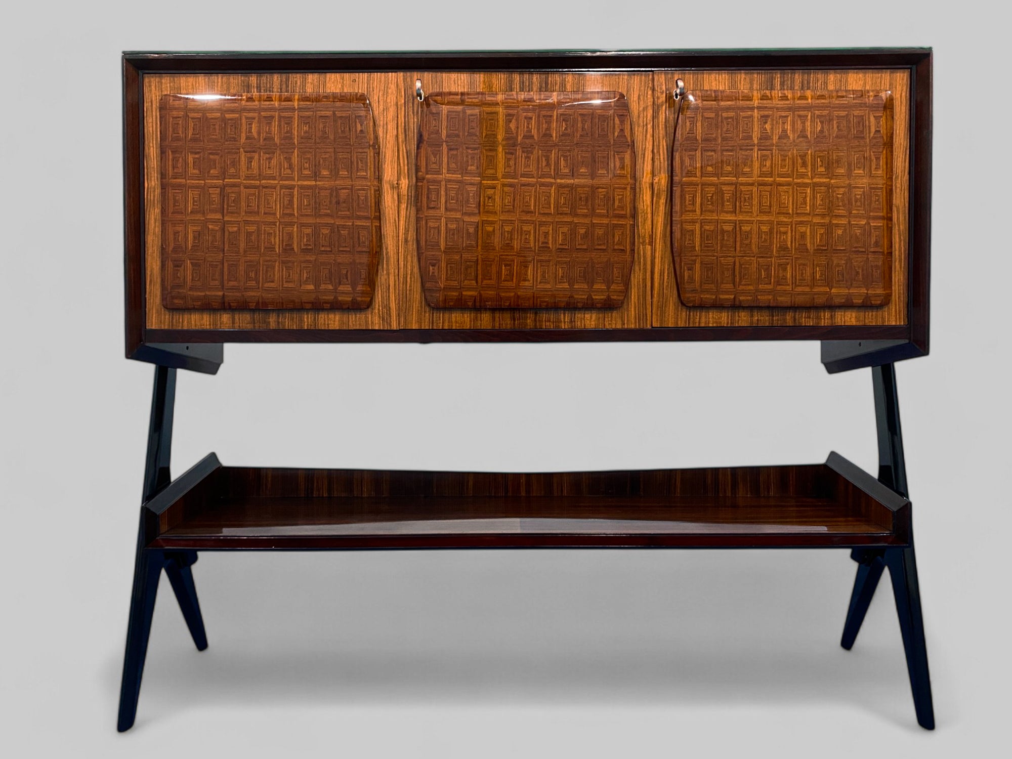 Italian Mid Century Cabinet Bar , Sideboard designed by Vittorio Dassi, 1955