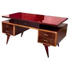 Italian Midcentury Executive Desk by Vittorio Dassi, 1950s