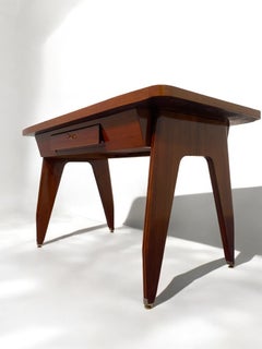 Tavolo da scrivania scultoreo italiano del Mid Century disegnato da Vittorio Dassi negli anni '50