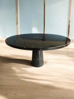 Marquina Marble Table designed by Angelo Mangiarotti for Skipper, Eros series